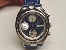 Veglia Titan orologio cronografo uomo automatico 39 mm Valjoux 7750 Titanio