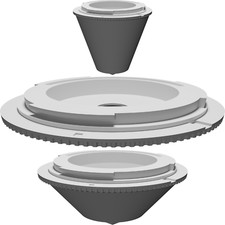 Pinhole Lens Mount Compatible with Canon EF-M Camera Multiple Focal Options