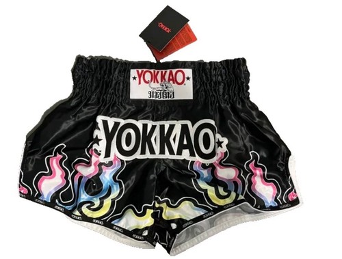 Yokkao flames black muay thai - black,