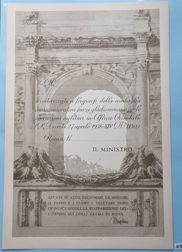 Regno diploma bianco x - in,