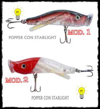 popper luminoso esca