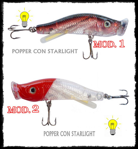 Popper luminoso esca - popper,