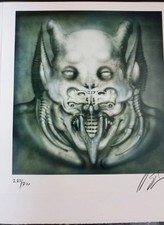 HR Giger Litografia Demone