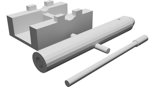 Modello cannone storico canna - cannone,
