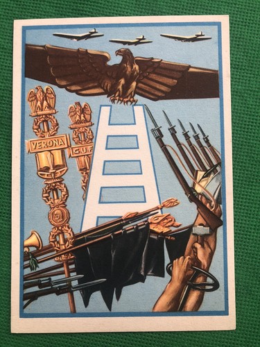 Cartolina militare milizia - cartolina,