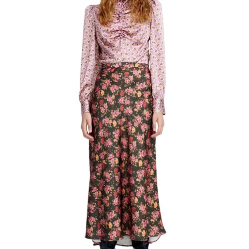 Gonna midi raso donna - midi, in