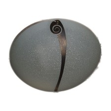 Plafoniera in vetro opaco