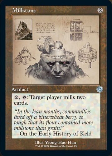 Mtg millstone foil - exc,