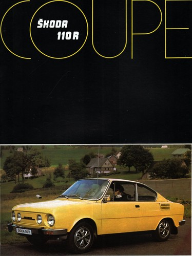 Brochure skoda 110 coupè - brochure,
