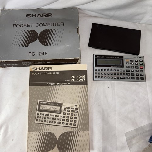 Sharp pocket computer 1246 - sharp,