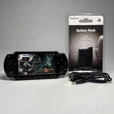 CONSOLE SONY PSP 1004 PIANO BLACK NERA OTTIMA COMPLETA + SD 64GB + TANTI GIOCHI