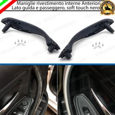 MANIGLIE INTERNE BMW SERIE 3 F30 F31 ANTERIORI LATO GUIDA LATO PASSEGGERO NERO