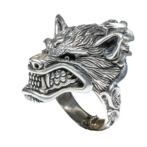 Anello celtico lupo - celtico,