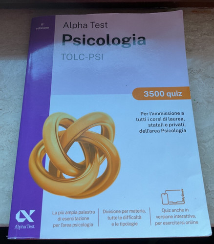 Alpha test psicologia - alpha,