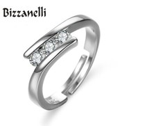 Anello TRILOGY a contrariè in