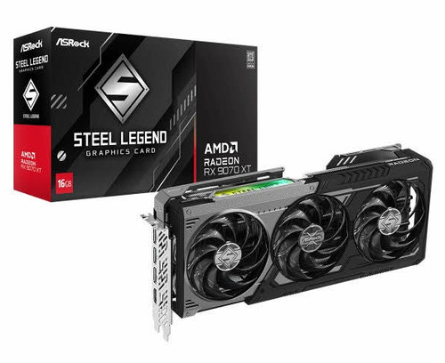 Asrock radeon 9070 steel - asrock,