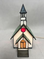 Forma VItrum Piccola Città Chiesa Illuminata Artista Bill Lavoro Pensionato #197