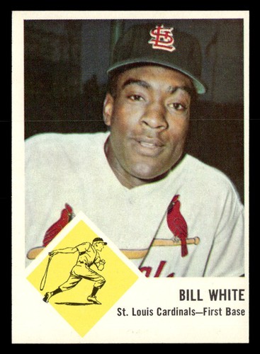 1963 fleer bill white - fleer, #63