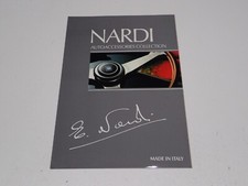 VOLANTE NARDI DEPLIANT BROCHURE PROSPEKT ELENCO CONCESSIONARI 1987 (F3)