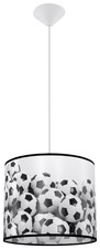 Lampadario Calcio Bianco E27