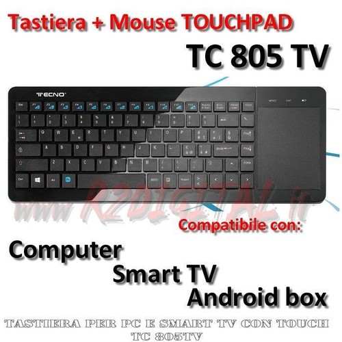 Tastiera wifi tecno tc805tv - tastiera,