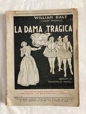 William Galt (Luigi natoli) la dama tragica disegni di Domenico natoli 