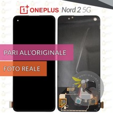 DISPLAY ONEPLUS NORD 2 5G DN2101 DN2103 SCHERMO OLED VETRO TOUCH PARI ORIGINALE