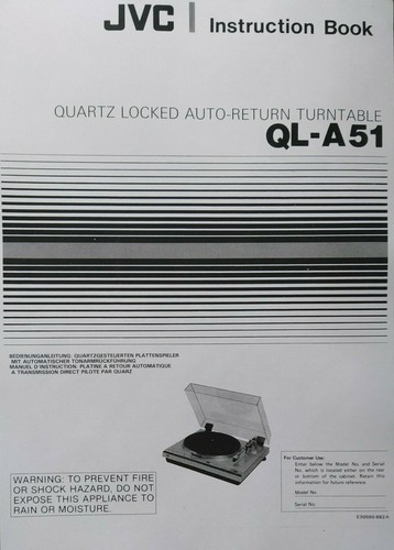 Jvc a51 giradischi a - ql-a51,