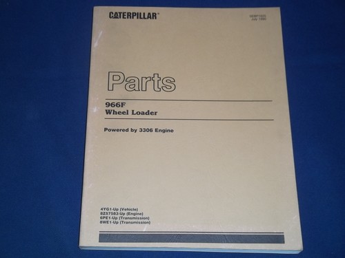 Cat caterpillar 966f manuale - cat,