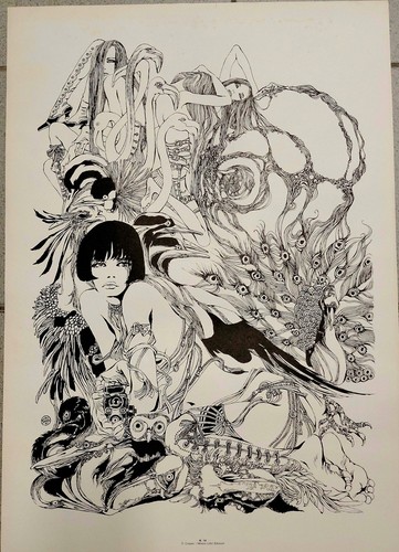 Crepax poster valentina - crepax,