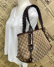 Gucci GG Canvas Horsebit borsa