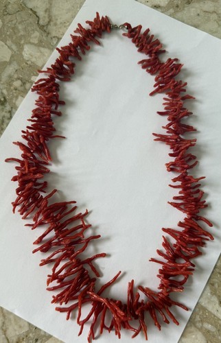 Collana corallo rosso - collana,