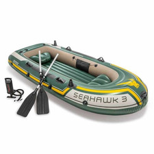 Canotto Seahawk 3 posti Intex 68380 gonfiabile remi pompa mare gommone mshop