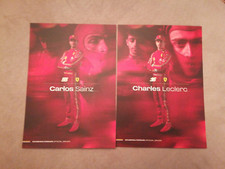 Cartoline/Postcards Leclerc e Sainz 2024 (1° serie) - Ferrari - F1