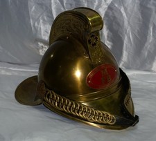 Elmo antico da pompiere vigili