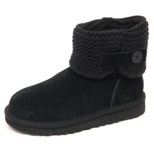 E7948 stivale bimba girl black UGG K DARRAH scarpe suede/wool boot shoe