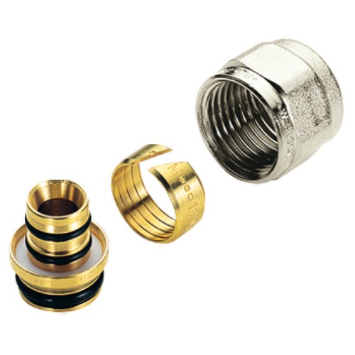 Adattatore ottone cromato - in,
