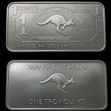 1 oncia lingotto di titanio
