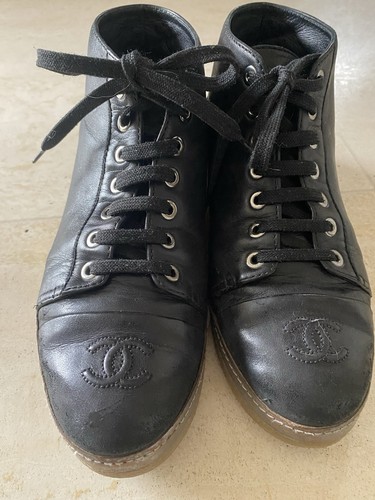 Chaussures montantes noires - montantes,