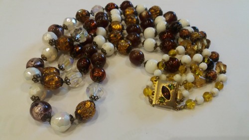 Collana multifilo vetro - collana,