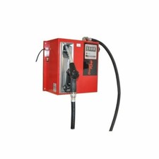 700A - STAZIONE RIFORNIMENTO gasolio POMPA 220V  con tubi e pistola - DIESEL BON