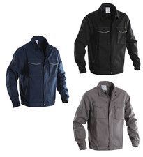 Giacca Giubbotto da lavoro 100% cotone massaua blu grigio nero personalizzabile