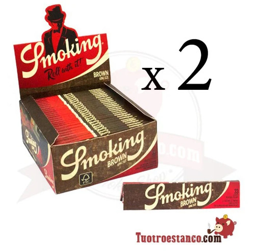 Cartine smoking marrone lunghe - cartine,