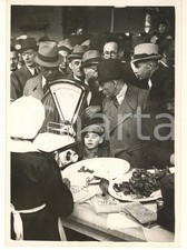 1939 MILANO Loggia dei Mercanti - Settimana del Pesce - Banco di frutti di mare