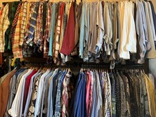 stock camicie uomo/donna firmate e vintage 50 pezzi