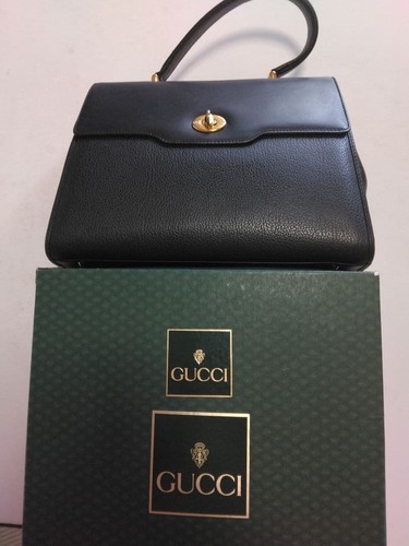 Borsa gucci pelle nera - in,