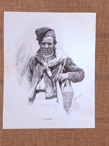 Sicilia nel 1897 pastore - nel,