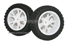 COPPIA RUOTE ANTERIORI BUGGY ESAGONO INTERNO 12 mm 1/10 OFF ROAD 2PCS 10302 VRX