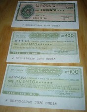 MINI ASSEGNI CIRCOLARI BANCARI