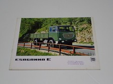 LANCIA ESAGAMMA E AUTOCARRO DEPLIANT BROCHURE PROSPEKT (K20)